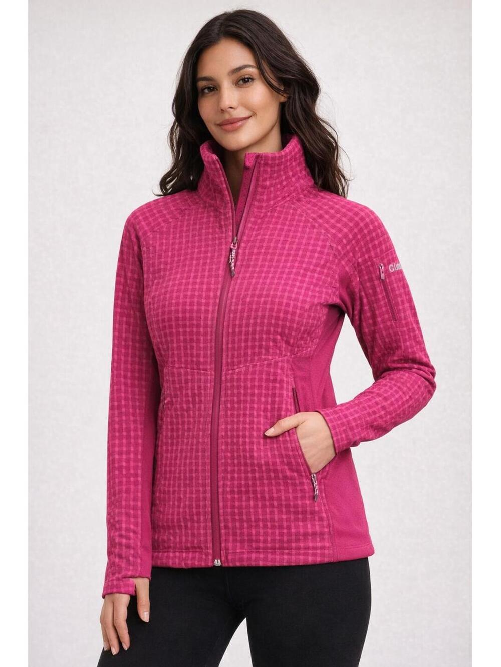 Lululemon Water-Repellent Fleece Jacket Pink Size 0 XXS Hiking Zip Athletic NEW